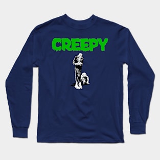 Uncle Creepy green logo Long Sleeve T-Shirt